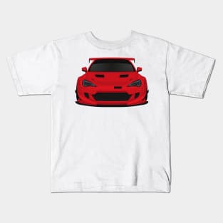 GT86 widebody Monaco-red Kids T-Shirt